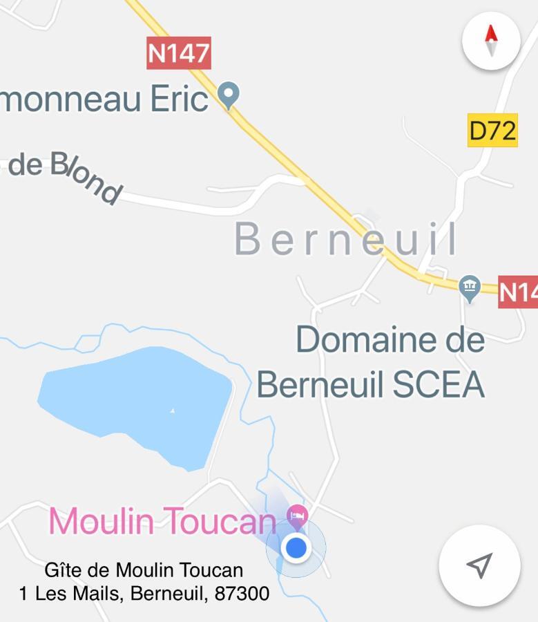 Gite Du Moulin Toucan Berneuil  Esterno foto